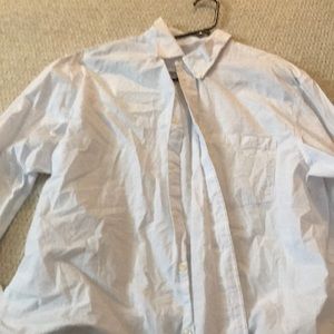 White button down